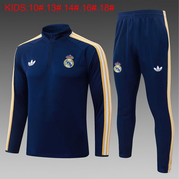 Ninos Sudadera De Training Real Madrid 2026/27 Azul 3